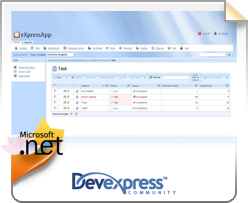 Devexpress, expressApp