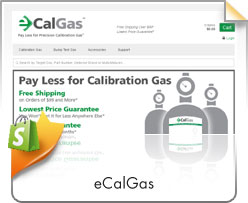 Shopify, eCalGas