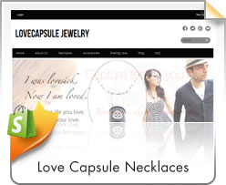 Shopify, Love Capsule Necklaces