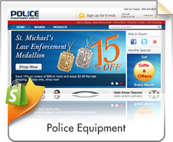 Shopify, Police Equipment Depot