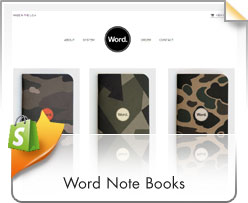 Shopify, Word Note Books